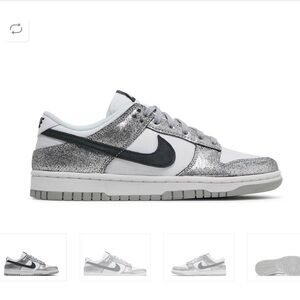 NIKE SB DUNK LOW: SILVER/GREY/WHITE